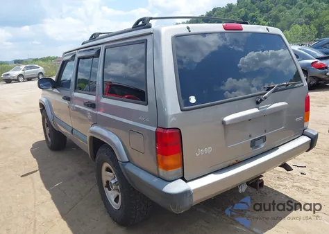 2000 Jeep Cherokee Sport из США, поврежденный, VIN 1J4FF48S8YL135950